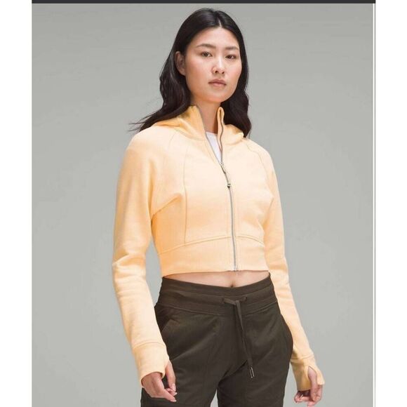 Lululemon Scuba Full Zip Cropped Hoodie Size  2 - Picture 1 of 7